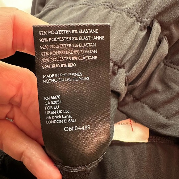 Anthropologie Women’s Black Stretchy Wide Leg Baggy Pull On Pants - Picture 4 of 10